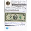 Image 1 : US Presidential dollar - Richard Nixon 2016 & US Jefferson 2 dollar bill - unc