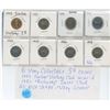 Image 1 : 8 Various years, Canadian 5 cent coins