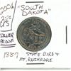 Image 2 : 25¢ U.S. Silver Proof "1889 South Dakota State Bird and Mount Rushmore"