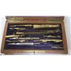 Image 2 : Vintage Brass Compass/Divider Set in Box