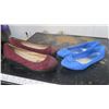 Image 2 : 2 Plain Lady Shoes, Purple 10W, Blue 11