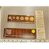 Image 3 : 1975 Israel Official Mint Set. 6-coin set from 1 agora to 1 lira. This coin set is inspired by ancie