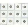 Image 2 : Lot of 12 Canadian King George V Silver 10 Cents. Includes 1919, 1920, 1921, 1928, 1929, 1930, 1931,