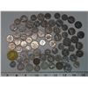 Image 1 : 9.4 oz bag of Canadian & USA coins (assorted years)