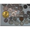 Image 5 : 9.4 oz bag of Canadian & USA coins (assorted years)