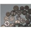 Image 2 : 6.5 oz bag of Canadian & USA coins (assorted years)