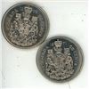 Image 1 : 1971 & 1978 Canada 50 Cent coins