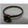 Image 3 : 10K gold ring - R.G.P. with single diamond (diamond unverified) - weight: 1.2 grams