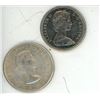 Image 2 : 1964 & 1968 Canada 50 cent coins