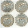 Image 1 : 4x 1867-1967 Canada quarters - cougar