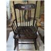 Image 1 : Antique wooden rocking chair