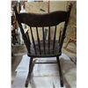 Image 3 : Antique wooden rocking chair