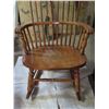 Image 2 : Antique Wooden rocking chair with tall back rest