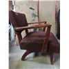 Image 2 : Vintage rocking chair (Upholstry in decent condition) 20"x 21"x 30"
