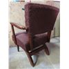 Image 3 : Vintage rocking chair (Upholstry in decent condition) 20"x 21"x 30"