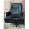 Image 1 : Vintage leather rocking chair 26"x 26"x 35.5"
