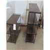 Image 2 : 2 Shoe racks (one big: 31.1/2"x9.25x35", one small 24"x9.25"x24x1/2")