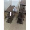 Image 3 : 2 Shoe racks (one big: 31.1/2"x9.25x35", one small 24"x9.25"x24x1/2")