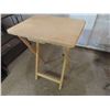 Image 3 : 2 Wooden coffee trays 48"x18"x30" - foldable