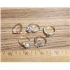 Image 1 : 4 Gold colored costume jewelry rings
