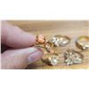 Image 3 : 4 Gold colored costume jewelry rings