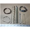 Image 1 : 8 assorted costume jewelry bracelets