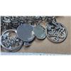 Image 7 : Sterling silver charm bracelet and charms