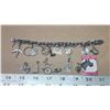Image 1 : Sterling silver charm bracelet and charms