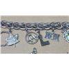 Image 5 : Sterling silver charm bracelet and charms