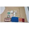 Image 1 : Large misc bundle - broken necklaces, necklace ropes, empty jewelry containers/bags and other items