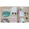 Image 5 : Large misc bundle - broken necklaces, necklace ropes, empty jewelry containers/bags and other items