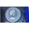 Image 3 : 1875-1975 Calgary Canadian silver dollar - in clamshell case, nice cameo