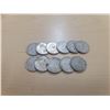 Image 1 : 11 Canadian silve dimes