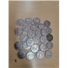 Image 1 : 1940's-1950's Canadian nickels 119 grams