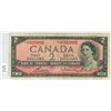 Image 1 : 1954 Canada $2.00 Two Dollar bill - replacement note *