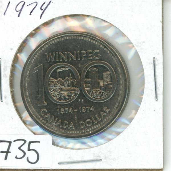 1974 Canada $1.00 one dollar