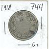 Image 1 : 1918 Canada 50¢ fifty cent piece