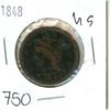 Image 1 : 1848 1¢ one cent