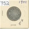 Image 1 : 1901 Canada 25¢ twenty five cents