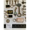 Image 3 : Assortment of keys, key chains and 1 bottle opener