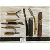 Image 1 : Old jack knives ( most need repair) 2 straight razors