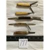 Image 2 : Old jack knives ( most need repair) 2 straight razors