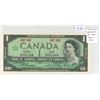 Image 1 : 1967 Centennial $1 note. No Serial Number. Instead, dual dates 1867 1967. BC-45a. Gem Uncirculated.