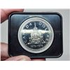 Image 2 : 1976 Library of Parliament Silver Dollar. Housed in its original black clamshell case of issue. Spec