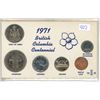 Image 1 : 1971 British Columbia Centennial Year Set. 6-coin set.