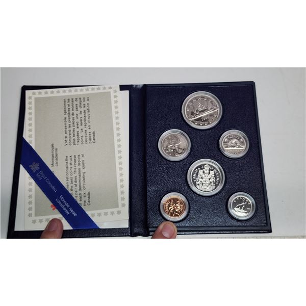 1984 Specimen Set. 6-coin set in case of issue.