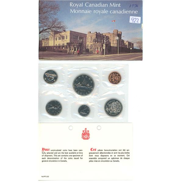 1976 Proof Like Set. 6-coin set.