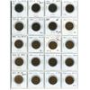 Image 1 : Lot of 20 Canadian Large Cents. Includes 1859 Narrow 9, 1876H Heaton Mint, 1884 Obverse 2 (Double Ch