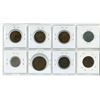 Image 2 : Lot of 8 World War I coins from Belgium under German occupation, Canada, France, Great Britain & Ita
