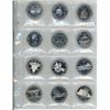 Image 1 : Lot of 12 Canadian Silver Dollars. Includes 1974 Winnipeg, 1975 Calgary, 1976 Library, 1977 Queen El